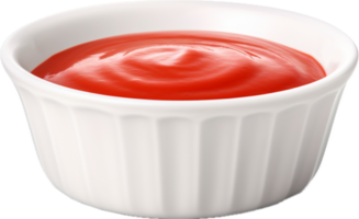 Ketchup bowl png with AI generated.