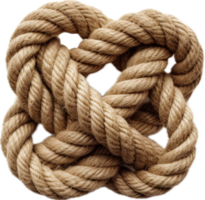 Rope knot png with AI generated.