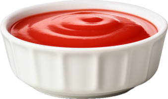 Ketchup bowl png with AI generated.