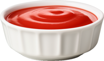 ketchup kom PNG met ai gegenereerd.