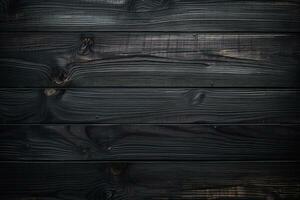 oscuro madera tablero utilizar para antecedentes. horizontal antecedentes. generativo ai foto