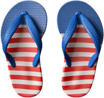 Flip flop png with AI generated.