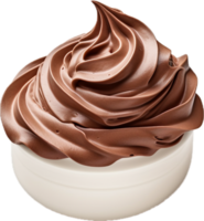 cioccolato frustato crema png con ai generato.