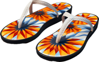 Flip flop png with AI generated.