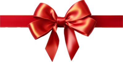 Red ribbon png with AI generated.