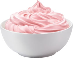 Rosa açoitado creme png com ai gerado.