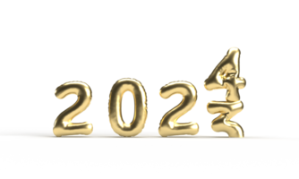2024 2023 começar começando terminar dourado metal amarelo cor Tempo calendário símbolo decoração feliz Novo ano chinês Novo ano 31 dezembro 10 fevereiro o negócio riqueza objetivo rico saudável estratégia contagem regressiva png