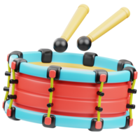 Drum 3D Illustration for Infographic, web, app, etc png