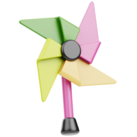 Pinwheel 3D Illustration for Infographic, web, app, etc png