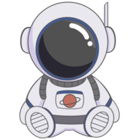 spazio, navicella spaziale, navicella spaziale, astronauta, mano disegnato, volare, Luna, esterno, astronauta, tuta spaziale png