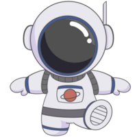 espacio, astronave, astronave, astronauta, mano dibujado, volar, luna, exterior, astronauta, traje espacial png