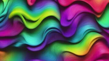 Abstract colorful animation. Neon colors  liquid background. Beautiful gradient texture, Moving abstract multicolored background, Generative AI video