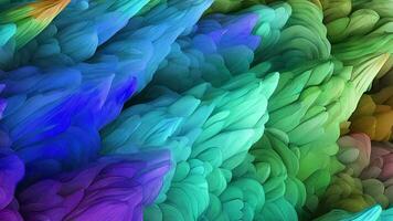 Abstract colorful animation. Neon colors  liquid background. Beautiful gradient texture, Moving abstract multicolored background, Generative AI video