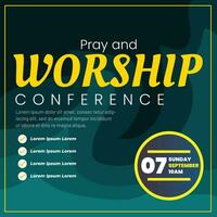 Vector Pray and Worship Conference Social media