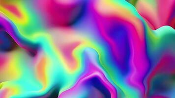 Abstract colorful animation. Neon colors  liquid background. Beautiful gradient texture, Moving abstract multicolored background, Generative AI video