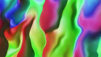 abstrakt färgrik animation. neon färger flytande bakgrund. skön lutning textur, rör på sig abstrakt flerfärgad bakgrund, generativ ai video