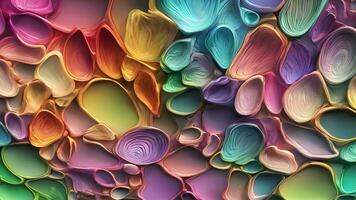 Abstract colorful animation. Neon colors  liquid background. Beautiful gradient texture, Moving abstract multicolored background, Generative AI video