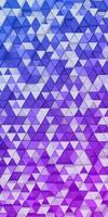 3D Illustration of Abstract triangle on gradient background. photo