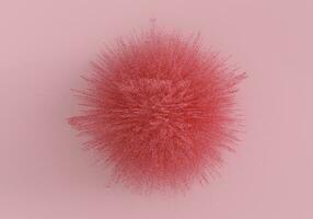 Makeup pink powder explosion. photo