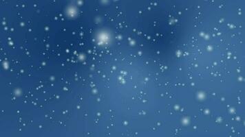 Schneefall Animation mit Partikel bewirken video