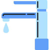 water kraan illustratie PNG transparant achtergrond