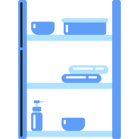 Bathroom Shelf Illustration PNG Transparent Background