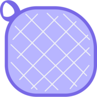 Oven Mitt Illustration PNG Transparent Background