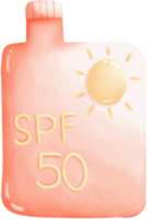 Sunscreen for face and body png