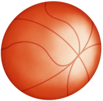 A basketball ball is a type of sports equipment. png