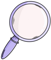 Magnifying glass to look at things nearby png