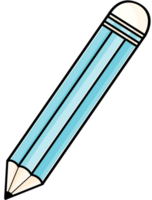 Blau Bleistift zum Schreiben png