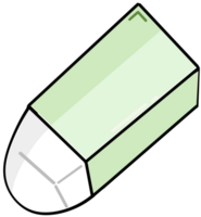 grön penna suddgummi png