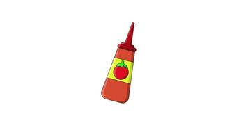 animated video of the tomato sauce bottle icon