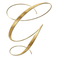 GOLDEN G CALIGRAPHY STYLE png