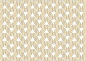 Golden linear abstract geometric pattern design vector