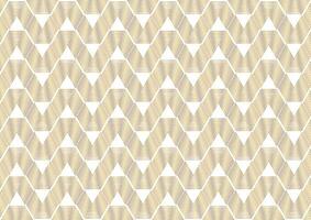 Golden linear abstract geometric pattern design vector