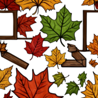 Froral wreaths set of frames ai generative png
