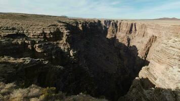 Little Colorado River Navajo Tribal Park. Dead Indian Canyon. Arizona, USA. Panning video