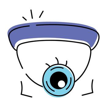 Security and Encryption Doodle Icon vector