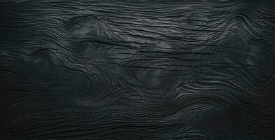 A close up of a black wood texture. AI Generated photo