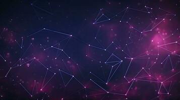 Wireframe Background with Plexus Effect Futuristic and Tech-Inspired Design. AI Generated photo
