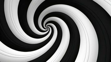 Swirl Black And White background. AI Generated photo