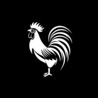 Rooster - Minimalist and Flat Logo - Vector illustration