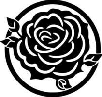 Rose - High Quality Vector Logo - Vector illustration ideal for T-shirt graphic