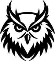 Owl - Minimalist and Flat Logo - Vector illustration