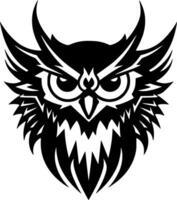 Owl - Minimalist and Flat Logo - Vector illustration