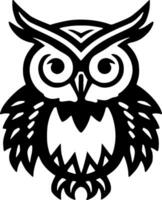 Owl - High Quality Vector Logo - Vector illustration ideal for T-shirt graphic