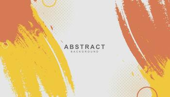 yellow and orange abstract grunge texture background vector