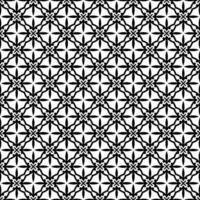 Black and white seamless abstract pattern. Background and backdrop. Grayscale ornamental design. vector