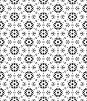 Black and white seamless abstract pattern. Background and backdrop. Grayscale ornamental design. vector